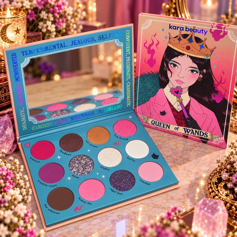 Kara Beauty Queen of Wands Eyeshadow Palette 12 Color Creative Beauty